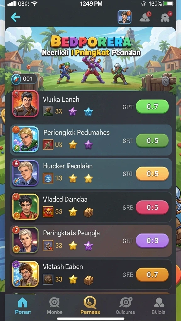 batik77 - Screenshot menunjukkan antarmuka permainan yang intuitif dan menarik.