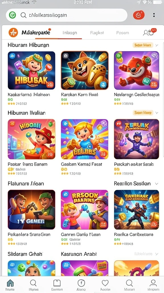 cinasipit - Tampilan awal aplikasi CINASIPIT yang cerah dan menarik.