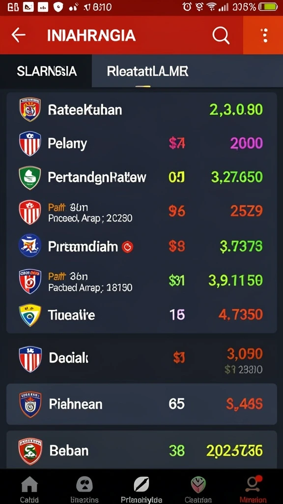 megahoki - Interface menarik yang memudahkan navigasi dalam game.
