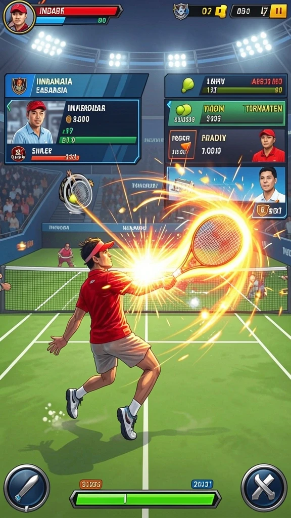 peniti4d - Tangkapan layar mode multiplayer dengan teman-teman.